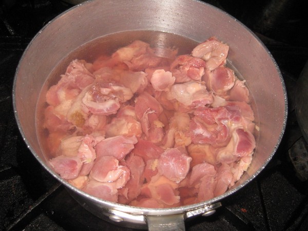 Sallad av kycklingmage