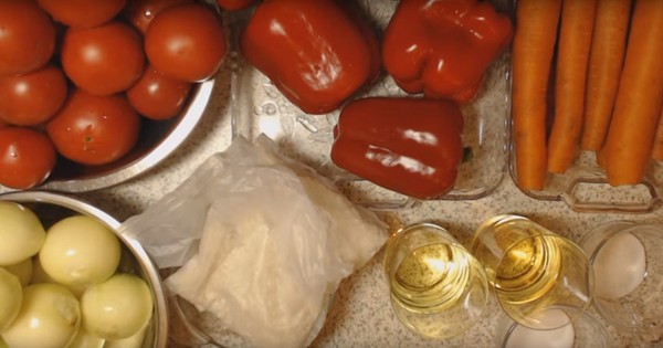 Sallad med ris och grönsaker för vintern. Recept till sallad för vintern med ris och tomater, korg, morötter