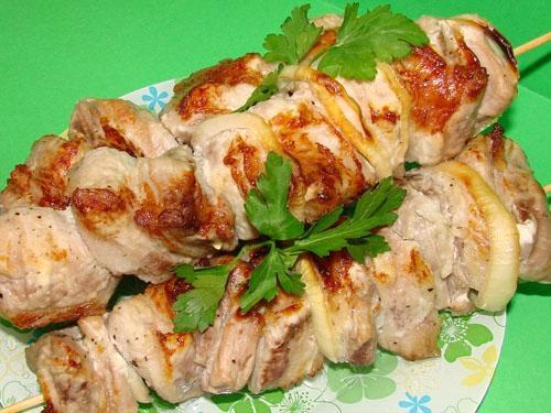 fläsk shish kebab
