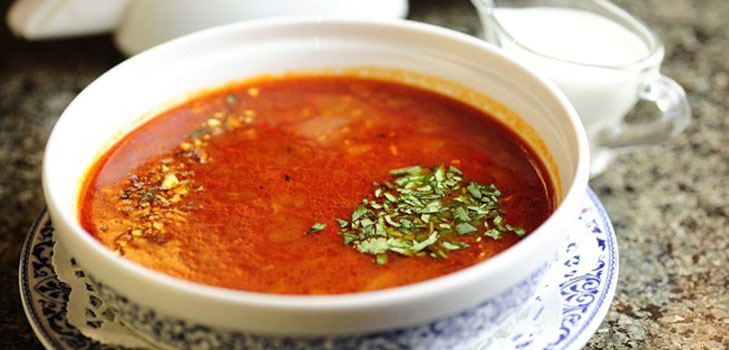 Soup-harcho - recept med kyckling