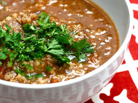 Soup-harcho - recept med kyckling
