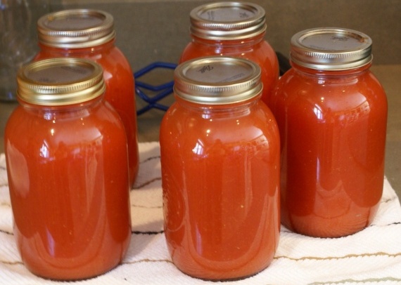 Tomatjuice för vintern