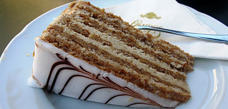Tårta till det nya året: Tårta av esterhazy, recept med foto
