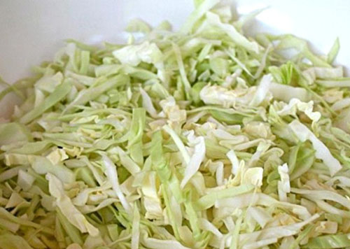 Stewed kål med svamp