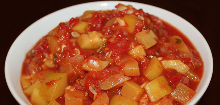 Tasty stewed zucchini - recept