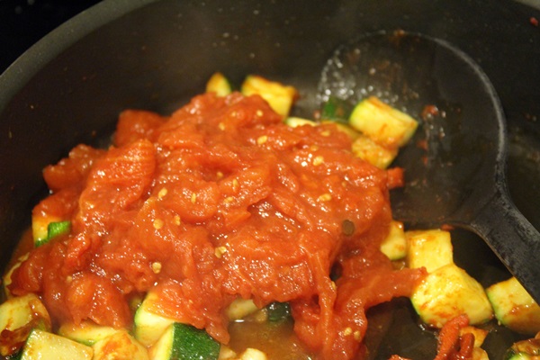 Tasty stewed zucchini - recept