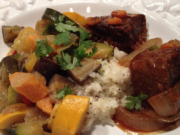Tasty stewed zucchini - recept