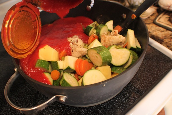 Tasty stewed zucchini - recept