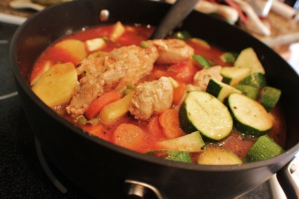 Tasty stewed zucchini - recept