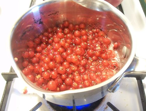Gelé från röda vinbär