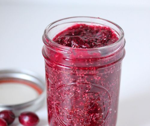 Jam med tranbär och apelsiner