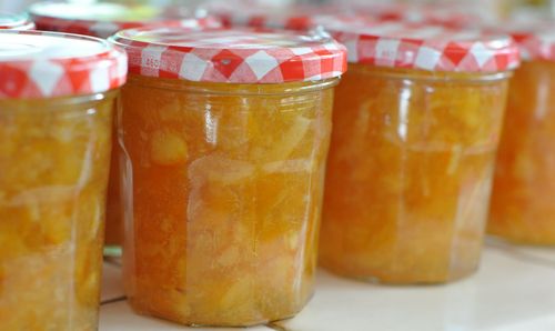 Citron-Ginger sylt med honung utan matlagning