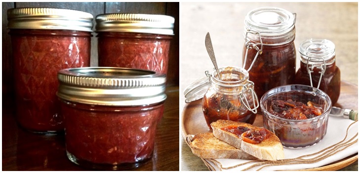 Jam från rabarbern