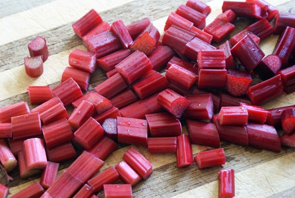 Jam från rabarbern