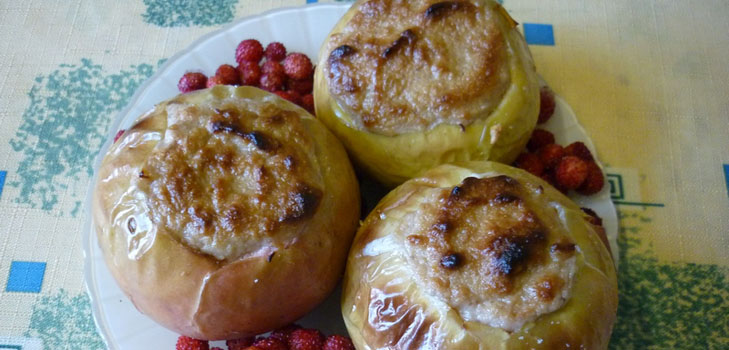 Bakade äpplen i mikrovågsugnen - god och användbar!