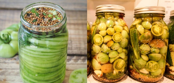 Gröna tomater, recept för vintern. Hur man lagar gröna tomater - syltad, syltad, koreansk