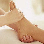 Massage med plana fötter Massage med plana fötter