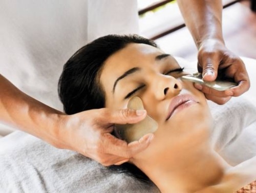 Gouache massage teknik