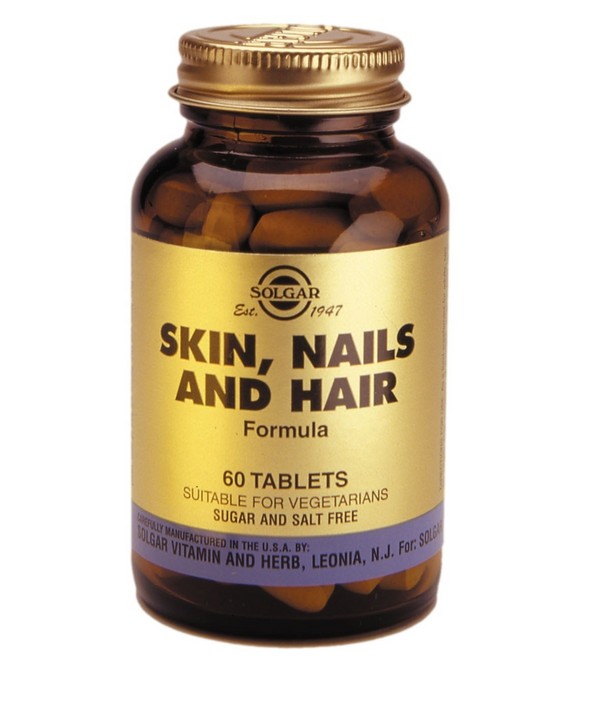 Vitaminer för hår och nageltillväxt